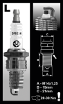 Each Brisk LR14YC spark plug