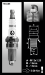 Each Brisk BR15YC Spark plug