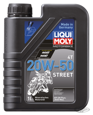 1l Motorbike Oil 4T 20W-50 Street (DE)