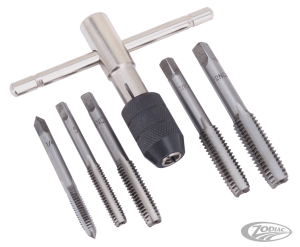 6 Piece tap set INCH/SAE