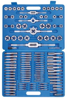 Tap & Die set 110 pieces SAE Tungsten (DE)