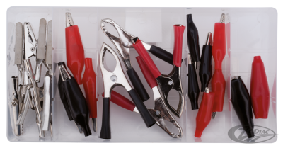 24Pc assortment crocodile clips (DE)