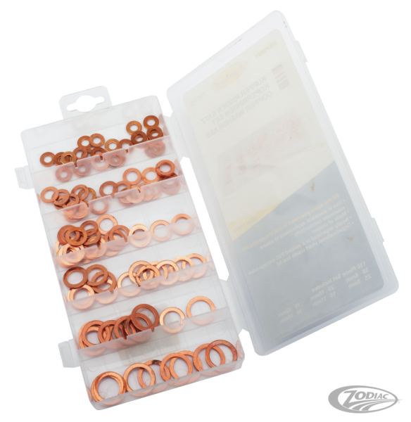 110pc Copper ring assortment box (DE)