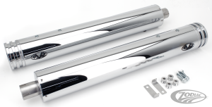 Twin Slip-On Chr mfflr Set FLH/T04-17 (DE)