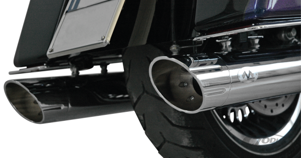 Banger Twin Chr Cap Set 100mm FLH/T04-17 (DE)