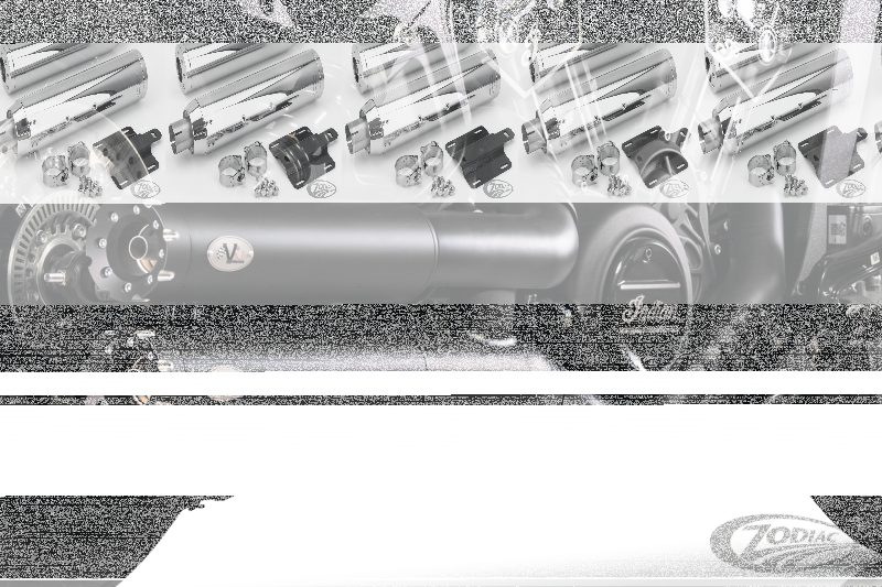 Twin Dark mufflers 90mm Rvlvr ISC22-24 (DE)