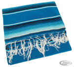 Mexican blanket Serape Blue tones