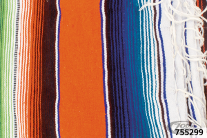 Mexican blanket Serape Orange (DE)