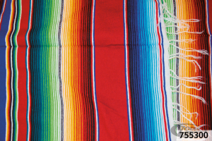 Mexican blanket Serape Red (DE)