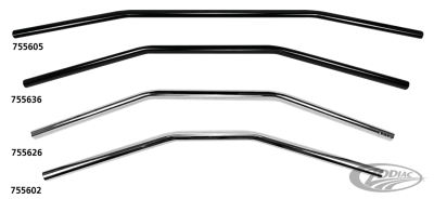 7/8" chrome Drag Bar 40" no dimples (DE)