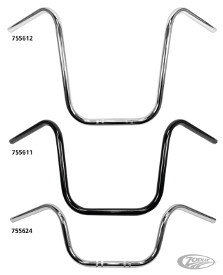 7/8" Handlebars Ape Hanger 15" CHR (DE)