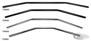7/8" black Drag Bar 36" no dimples (DE)