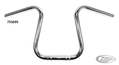 1" Handlebars Bobber One BLK no dimple (DE)