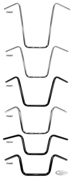 1" Handlebars Ape Hanger 24" CHR (DE)