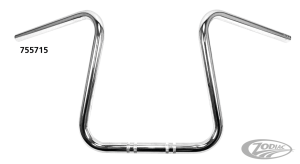 1" Handlebars Organic BLK dimpled (DE)