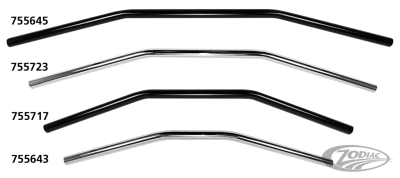 1" Handlebars Drag Bar 36" CHR no dimple (DE)