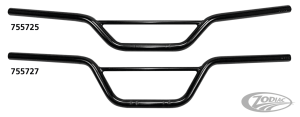 1" Handlebars Scrambler 6" BLK (DE)