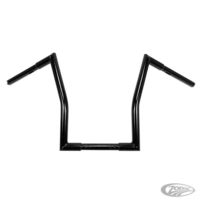1" Square Fat Ape Hanger 15" BLK TBW (DE)