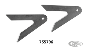 weld on rear set brackets (2pcs.) (DE)