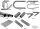 Flat Steel 100x25x3mm w/6.5mm slots (DE)