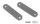 Flat Steel 100x25x3mm w/6.5mm slots (DE)