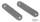 Flat Steel 100x25x3mm w/6.5mm slots (DE)