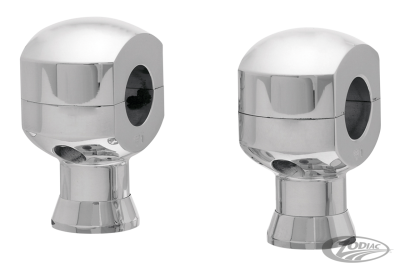 2" Risers for 1" Handlebars Polished (DE)
