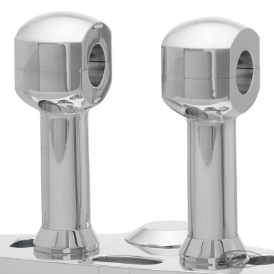 4" Risers for 1" Handlebars Polished