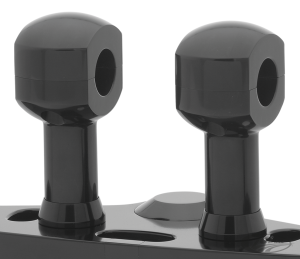 3" Risers for 1" Handlebars Black (DE)