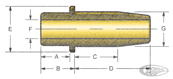 KPMI Valveguide 45ci flathead IN/EX +002 (DE)