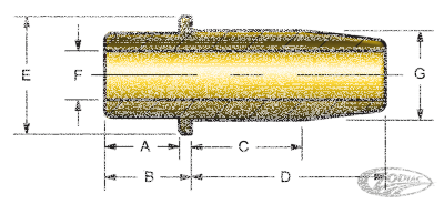 KPMI Valveguide 45ci flathead IN/EX +002 (DE)