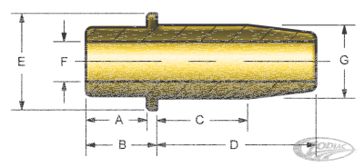 KPMI Valveguide 74/80 flathead IN/EX+001 (DE)