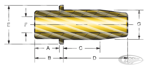 Cast iron valve guide in/ex OHV36-47 Std (DE)