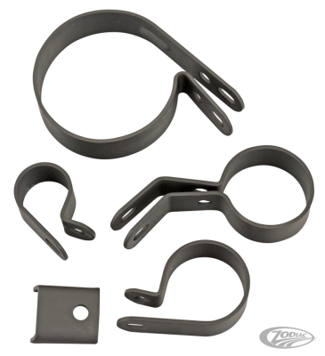 Blk Knucklehead BT41-47 exhaust clampkit