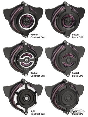 RSD BLUNT AIR CLEANER SPLIT XL91-UP (DE)