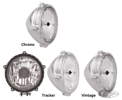 RSD HEADLIGHT 5.75" VINTAGE 3/4" MOUNT, (DE)