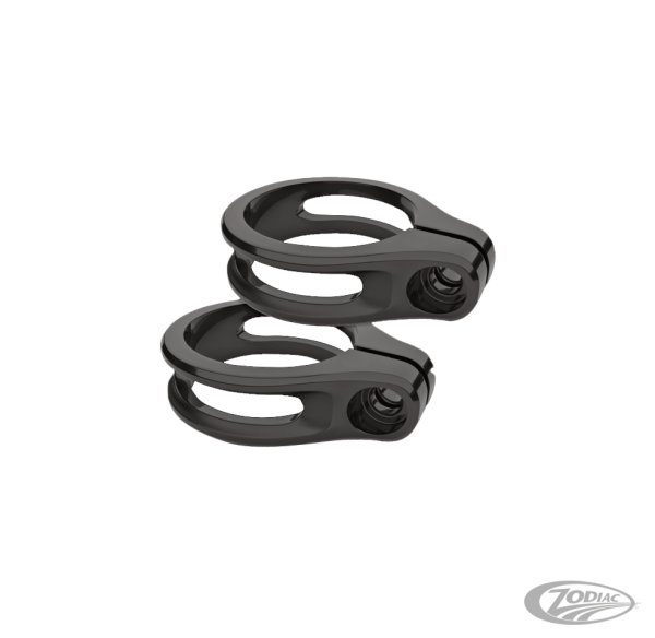 RSD TURN SIGNAL FORK MOUNT 49mm FORK Blk (DE)
