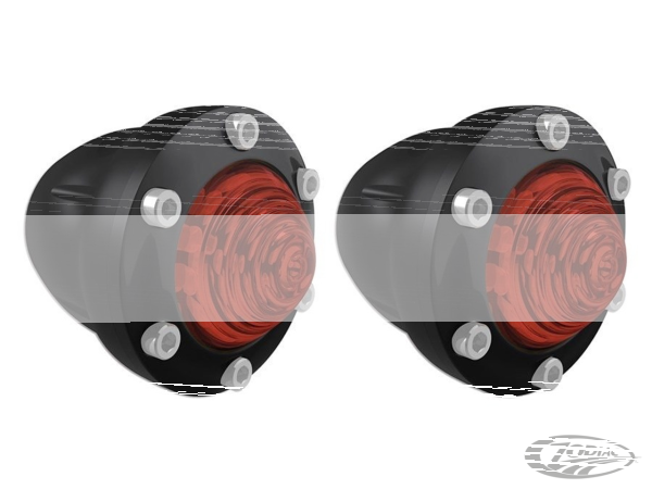 RSD TURN SIGNALS REAR TRACKER RED Blk (DE)