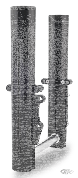LOWER LEG ASSY FLH/T14-UP blk dual disk (DE)
