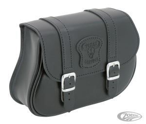 Texas Leather V-Rod black leather bag (DE)