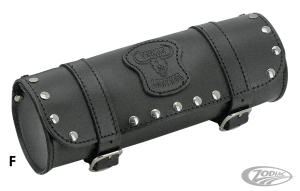 Texas Leather roll bag 3.2L, studded