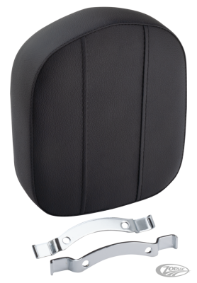 Pointed sissy bar pad, W=7.5" H=9"