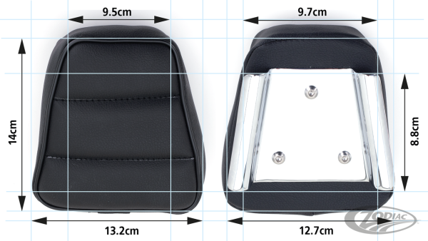 Custom sissy bar pad (DE)