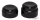 Rear Axle Covers Smooth Black ST18-Up (DE)