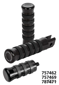 FWD ctrl O-ring pegs +2" black ST18-up