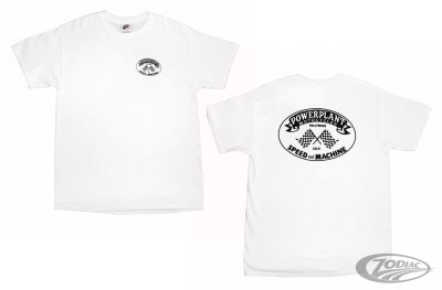 P16 STAPLE SPEED & MACHINE TEE WHITE S (DE)