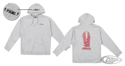 P16 EAGLE HOODIE HEATHER GRAY M (DE)