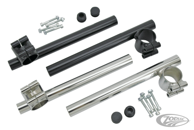 Black Clip-Ons for 41mm forks