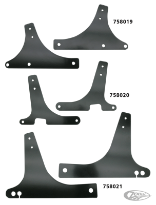 Black Sissybar sideplates Sportster (DE)