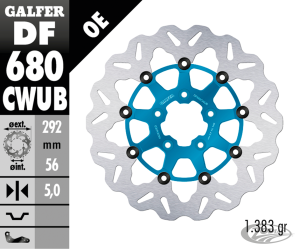 Galfer Wave FR Floating 11.5" Blue (DE)